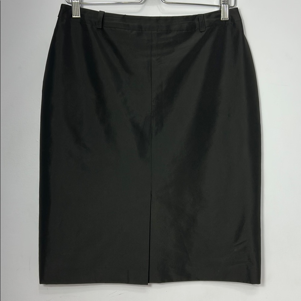Louben Black Knee Length Pencil Skirt Vintage